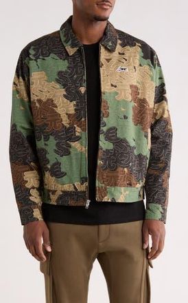Icecream Broccoli Workmans Zip Jacket in Camo at Nordstrom Rack, Size Xxx-Large