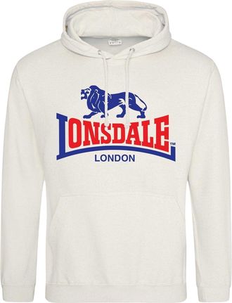Lonsdale Heren Logo Pullover Hoodie (Vanille)