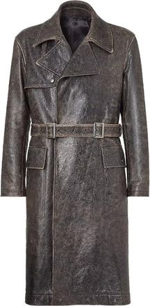 Fendi Leather Trench