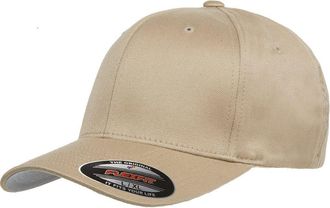 Flexfit 6277 Flexfit Wooly Combed Twill Cap - Large/XLarge (Khaki) (US)