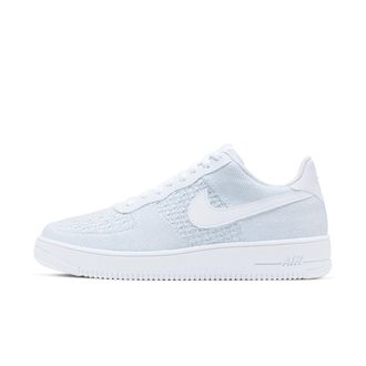 Nike Mens Air Force 1 Flyknit 2.0 Shoes in White | AV3042-100