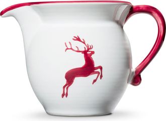 Gmundner Keramik Gmundner Keramik - Gmundner Cer&aacute;mica Bordeauxr. Ciervo, Vaso Vertedor De Leche 0,5 Litros