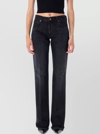 Haikure five-pocket trousers with belt loops and rivets