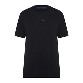 Karl Lagerfeld Heren, Tops, Zwart, Maat: 2XL Katoen