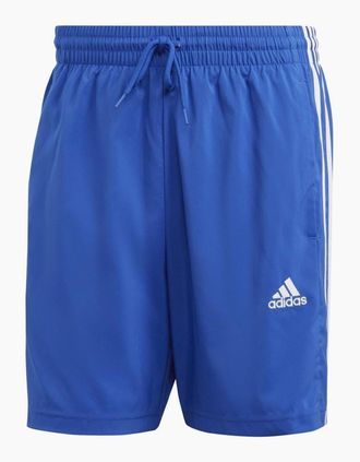 adidas Mens Essentials 3 Stripes Shorts - Blue - Size: 37/36/32