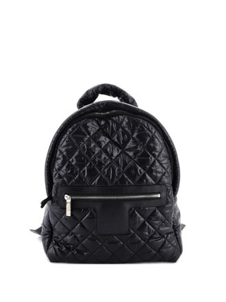 Chanel Coco Cocoon Quilted Nylon Large backpack - Zwart