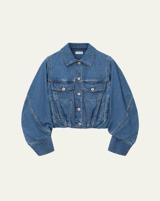 Loewe Oversized Denim Balloon Jacket