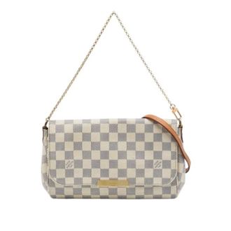 Louis Vuitton Pre-owned Favorite MM - Dames - Pre-owned - Wit - Maat: ONE Size Leer