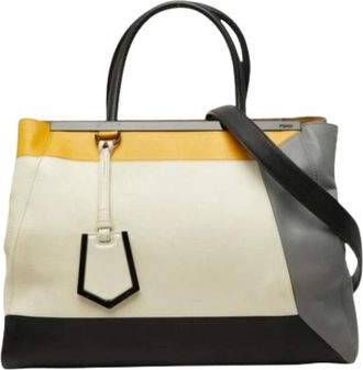 Fendi Pre-owned 8bh 250-j 92 Handbag - Dames - Vintage Shopper - Veelkleurig - ONE Size - Leer - Vintage