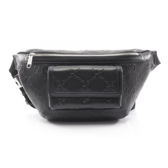 Gucci Black Leather Fanny Pack (Pre-Owned)