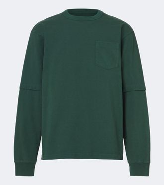 sacai Cotton jersey T-shirt