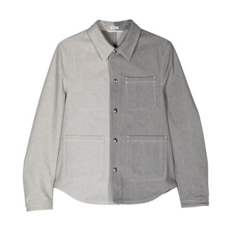 Thom Browne Heren, Overhemden, Grijs, Maat: M