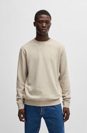 Boss Orange by Hugo Boss Sweatshirt BOSS ORANGE Westart, Herren, Gr. XL, beige (light beige271), Sweatware, Obermaterial: 100% Baumwolle, regular fit normal, Rundhals, eingese