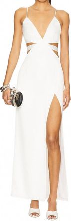 Superdown Stacie Maxi Dress In White