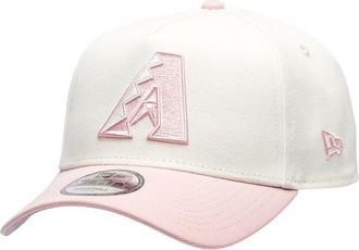 New Era Womens Arizona Diamondbacks Diamondbacks 9FORTY A-Frame Cap - Adult Chrome/Pink Rouge