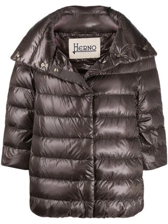 Herno Brown Puffer Jacket