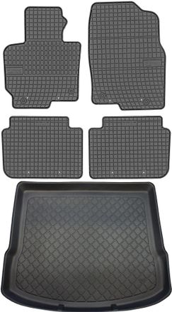 OEM Mazda Cx-5 I Suv De Febrero De 2012 A Junio De 2017. Juego De Alfombrillas De Goma Para Coche Y Alfombrilla Para Maletero