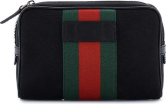 Gucci Web Zip Around Waist Bag Techno Canvas belt bag - Black