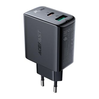 OEM Cargador De Pared Usb-c Usb 32 W Pps Pd Qc 3.0 Afc Fcp Negro