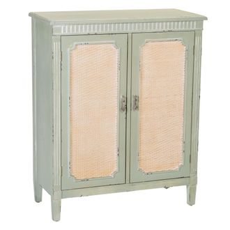 Wanderlust Deco Wanderlust Deco - Recibidor De Madera Con Verde 78x36x95