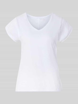 Christian Berg T-Shirt mit V-Ausschnitt in Weiss, Gr&ouml;&szlig;e XXL