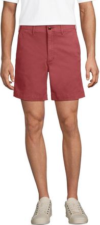 Lands End Knockabout 7 Comfort Waist Classic Fit Chino Short in Nautical Red at Nordstrom, Size 31 X 7
