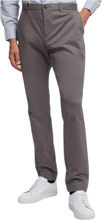 Brooks Brothers Heren, Broeken, Grijs, Maat: W38 Katoen