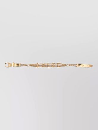 Chlo&eacute; adjustable chain bracelet curved links design