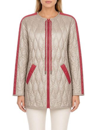 Pinko Immortal Quilted Jacket - Beige
