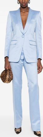 Tom Ford Womens Trousers Light Blue Cotton