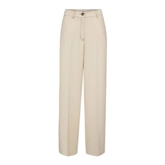 Co'Couture Wide Trousers - female - CoCouture - Wide Trousers - Beige - XL - Trousers