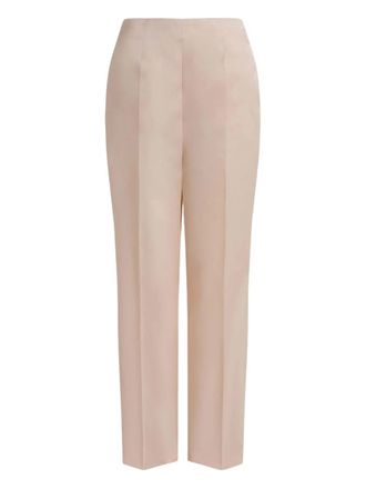 Alberta Ferretti Tailored Organza Pants with High Waist