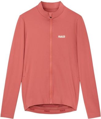 PEdALED Element Long Sleeve Jersey Velotrikot f&uuml;r Herren | rot