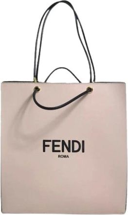 Fendi Pre-owned Tote Bags, female, Beige, Size: ONE SIZE Pre-owned Vintage Tote Bag