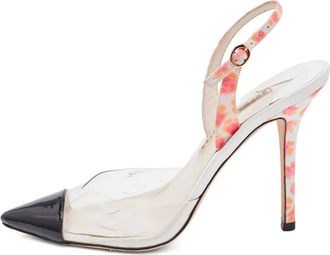 Sophia Webster Pumps con inserti trasparenti Pre-owned 120mm - Bianco