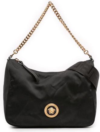 Versace Pre-owned Versace Nylon Tribute La Medusa Chain Satchel Ladies 1IA7B00TRCF00CRF