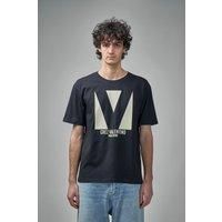 Valentino Cotton T-Shirt with Chez Valentino Print