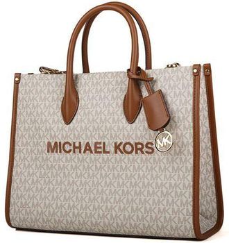 Michael Kors Womens Tote Vanilla 89.coated Canvas Polyester Tote-bags