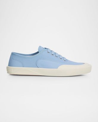 Christian Louboutin Men & apos;s Tactical Skate Cotton-Leather Low Top Sneakers