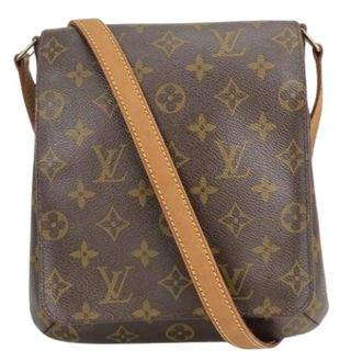Louis Vuitton Pre-owned Cross Body Bags, female, Brown, Size: ONE SIZE Pre-owned Vintage Canvas Cross Body Bag