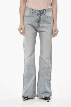 Balenciaga Light-Wash Denim Bootcut Jeans 28cm size 26