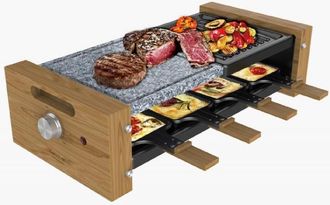Cecotec Raclette Raclette Cheese&grill 8400 Wood Mixgrill - Cecotec