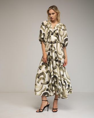 Tantra Gedrukte maxijurk