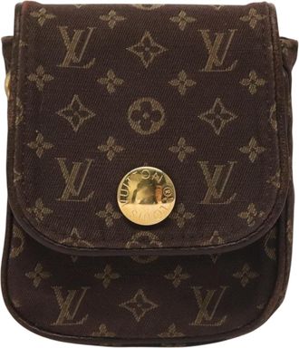 Louis Vuitton Cancun Brown Canvas Clutch Bag (Pre-Owned)