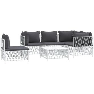 vidaXL Furniture Limited - Juego De Muebles De Jard&iacute;n 6 Piezas Con