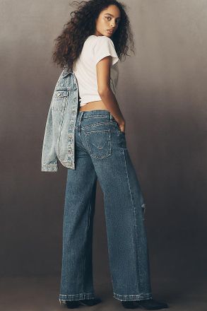 Hudson Rylee Low-Rise Loose Wide-Leg Jeans