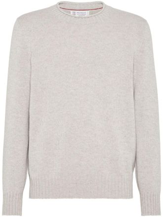Brunello Cucinelli cashmere jumper - men - Cashmere - 52 - Grey