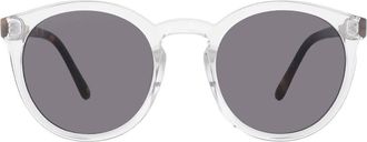 French Connection 60602FCU000 Smoke Round Ladies Sunglasses 10262088.COM CRYSMK