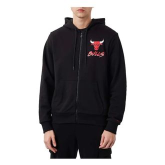 New Era Heren, Sweatshirts & Hoodies, Zwart, Maat: XL Synthetisch