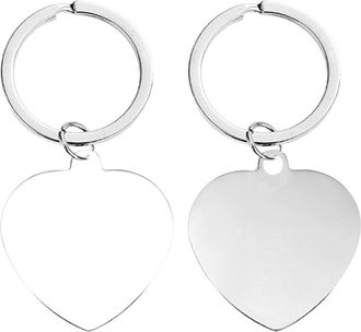 Generic Personalised Photo Keyring Custom Keychain Laser Engraved Custom Made Photo/Text Keychain with Tag Double Sided Keyring Gift for Valentines Mothers Fa